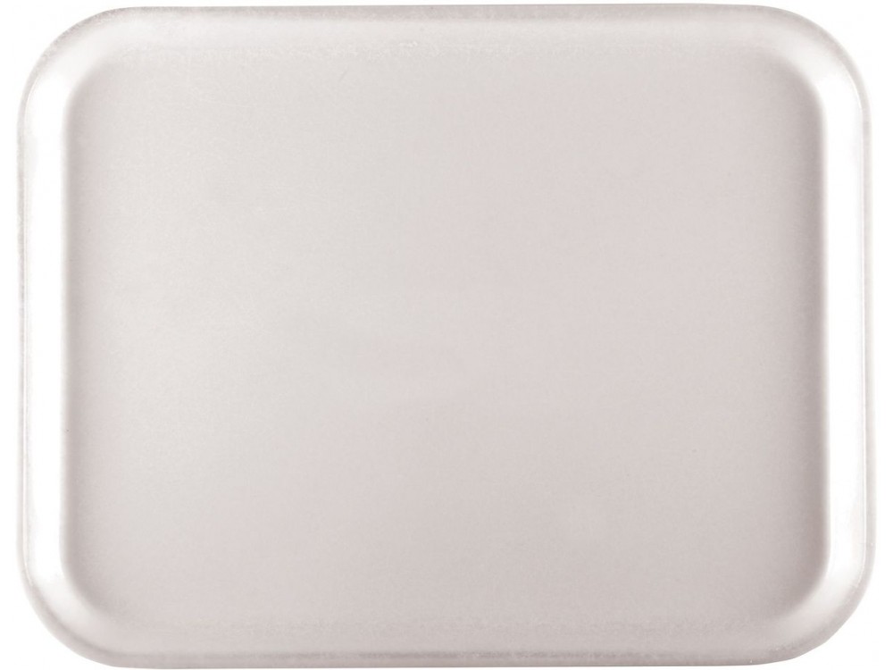 Winco FGT-1418W White "14 x 18" Fiberglass Rectangular Dining Tray