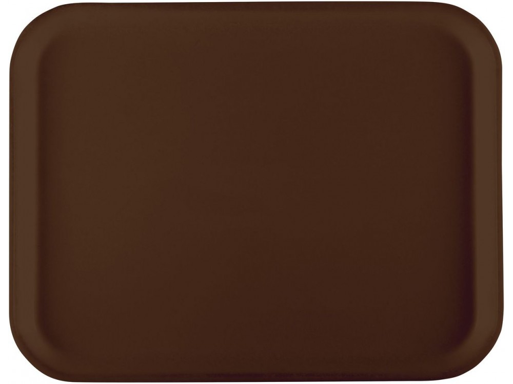 Winco FGT-1520B Brown "15 x 20" Fiberglass Rectangular Dining Tray
