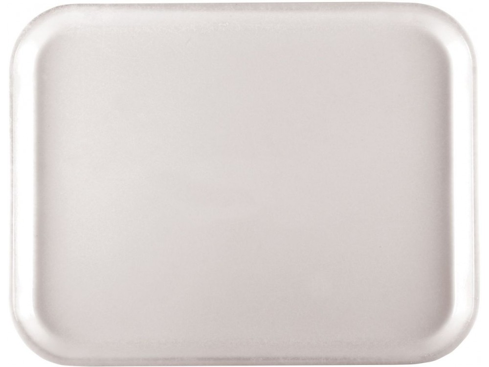 Winco FGT-1520W White "15 x 20" Fiberglass Rectangular Dining Tray