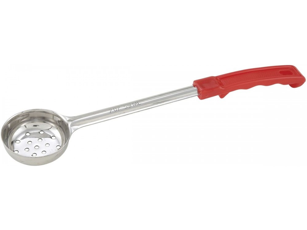 Winco FPP-2 2 Oz. Perforated One-Piece Stainless Steel Portion Controller