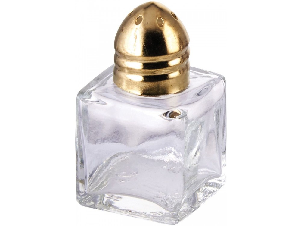 Winco G-101 1/2 Ounce Brass Square Shaker