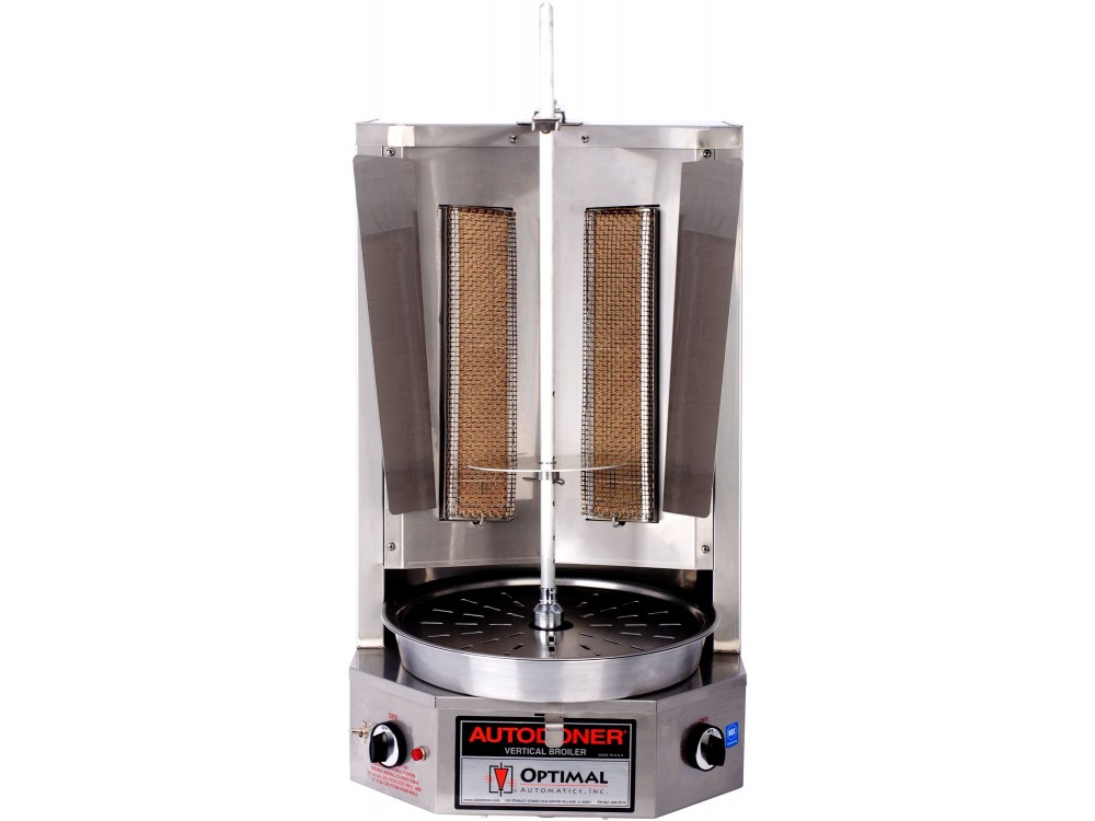Autodoner G200 28.5" Dual Gas Controlled Knob Vertical Broiler