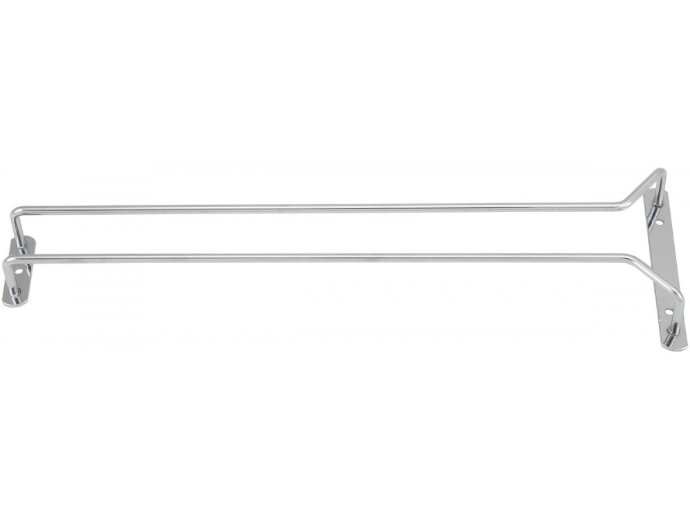 Winco GHC-16 16" Chrome Single Channel Wire Glass Hanger