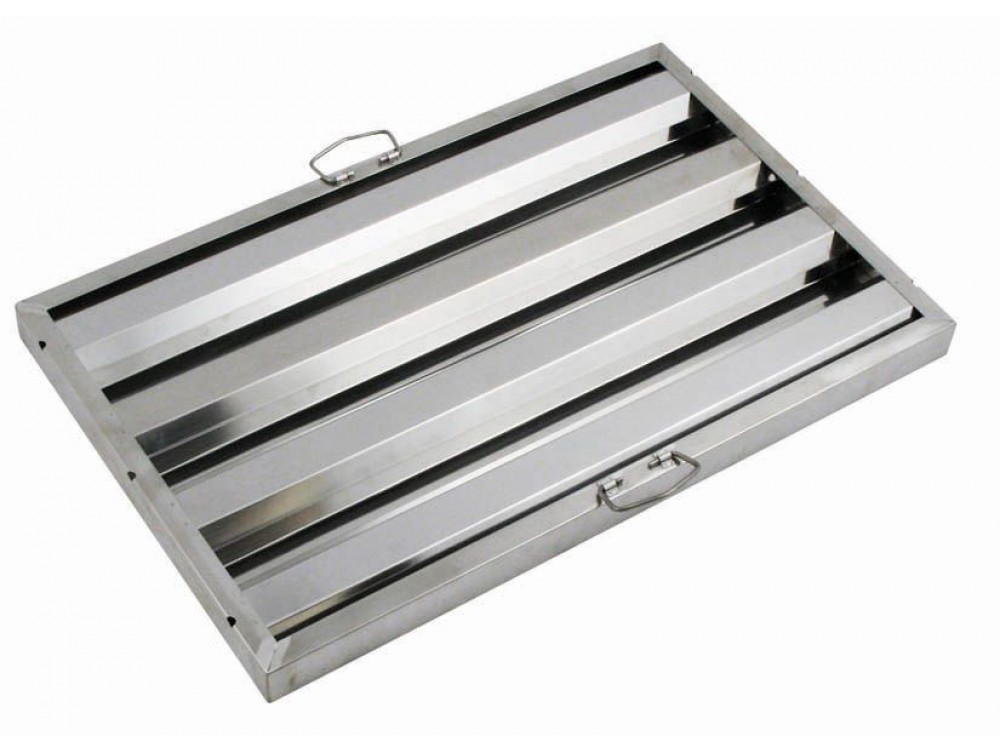 Winco HFS-1625 Stainless Steel 16"W x 25"H Hood Filter