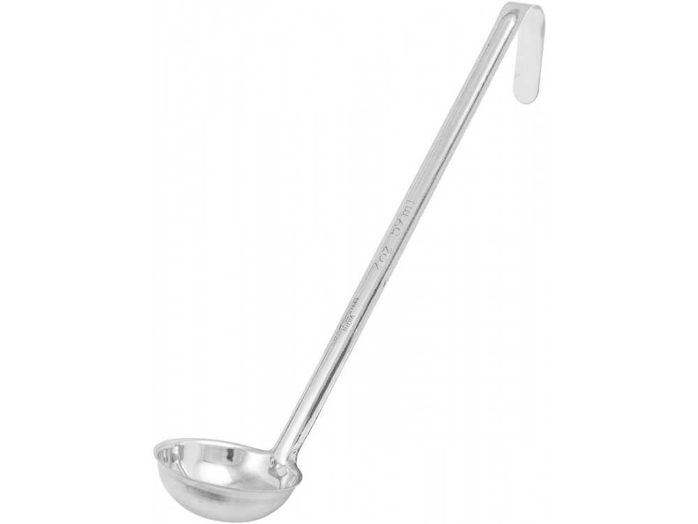 Winco LDI-2 One-piece Stainless Steel 2oz Ladle