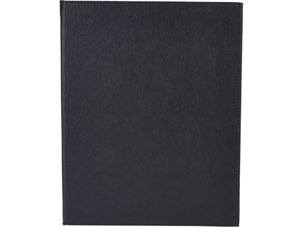 Winco LMD-814BK Black Two-Views Menu Cover For 8-1/2 X 14" Inserts