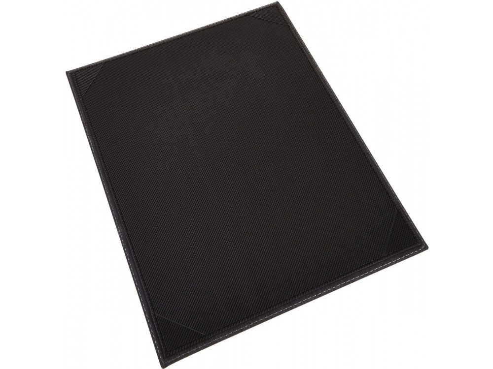 Winco LMS-811BK Black Single View Menu Cover For 8-1/2 X 11" Inserts
