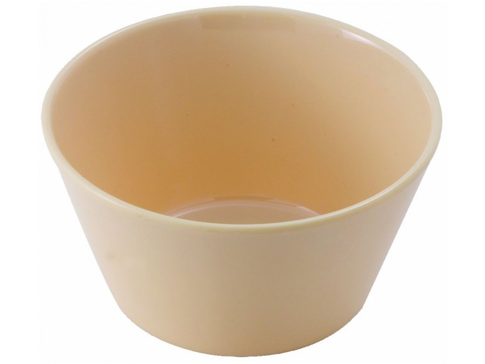 Winco MMB-8 Tan 8oz Melamine Bouillon Cups