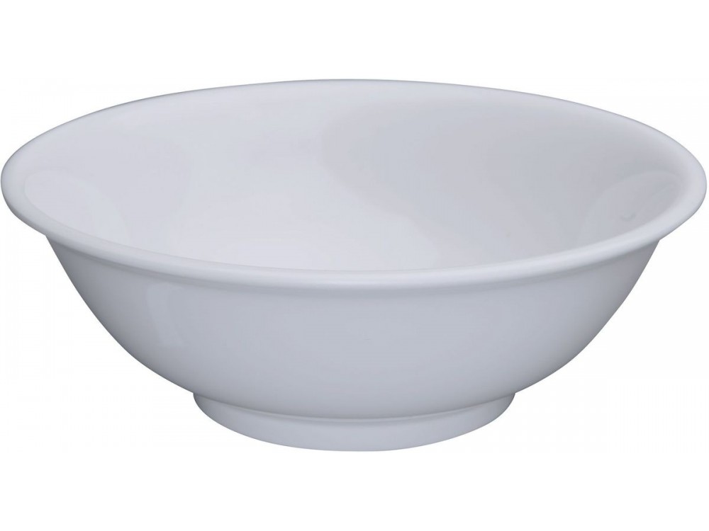 Winco MMB-96W White 96oz Melamine Rimless Bowls