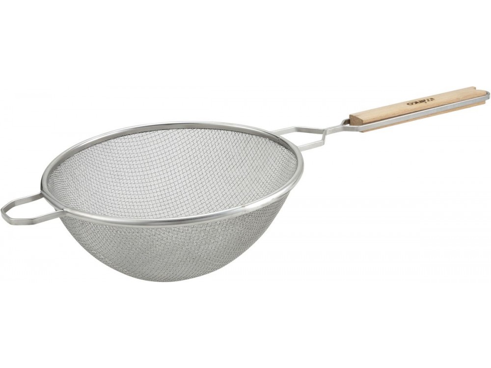 Winco MS2K-10D Fine Stainless Steel10-1/2" Double Mesh Strainer