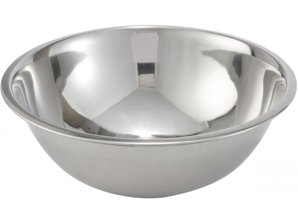 Winco MXBT-800Q 8 Quart Stainless Steel All-Purpose True Capacity Mixing Bowl