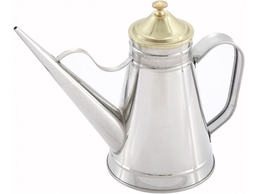 Winco OC-24 Brass Cover 24oz Oil Can