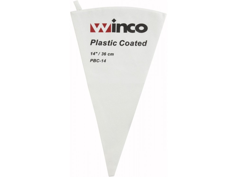 Winco PBC-14 14" Cotton with Plastic Coating Pastry Bag