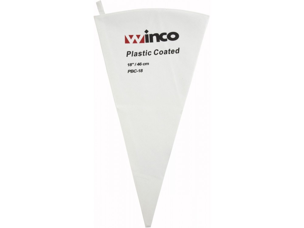 Winco PBC-18 18" Cotton with Plastic Coating Pastry Bag