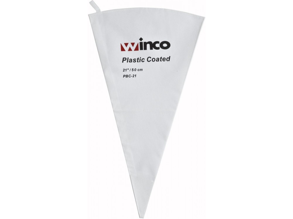 Winco PBC-21 21" Cotton with Plastic Coating Pastry Bag