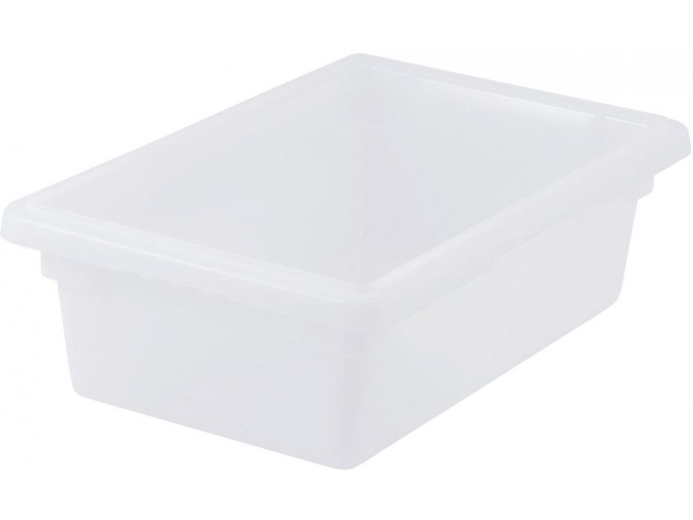 Winco PFHW-6 18" x 12" x 6" White Polypropylene Food Storage Box