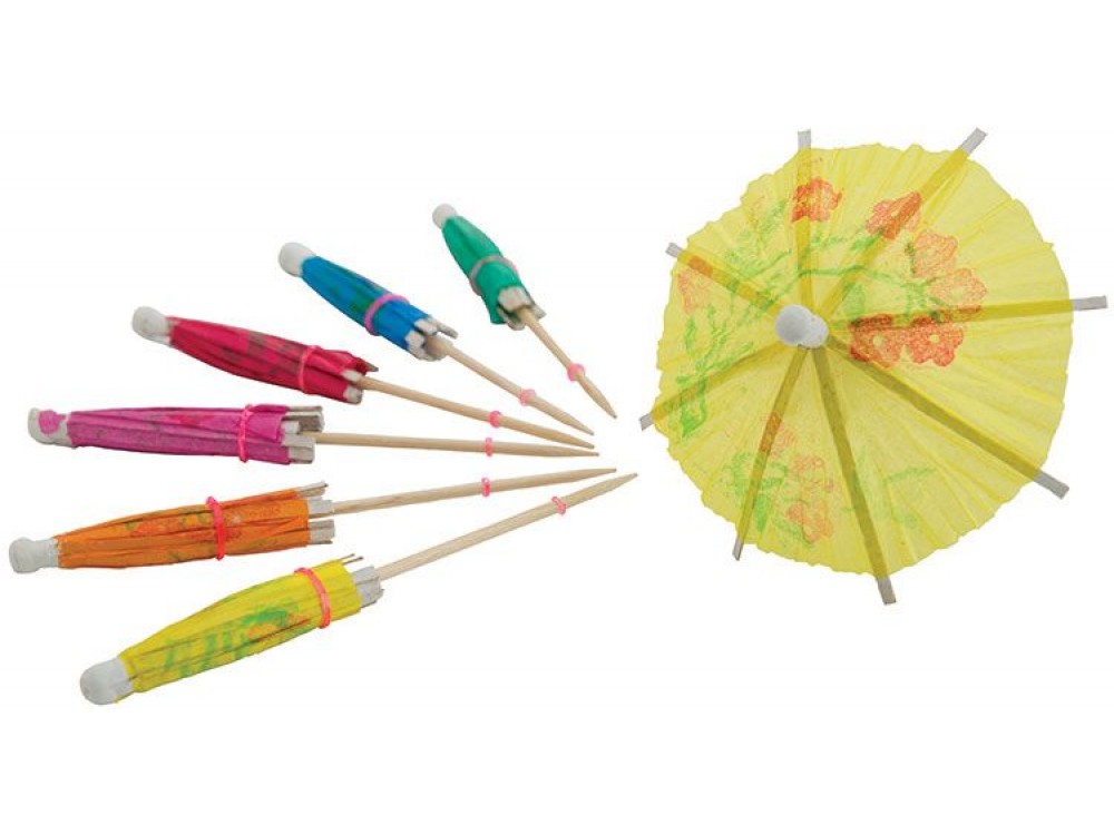 Winco PK-P4 Umbrella 144pcs/bag Decorative Picks