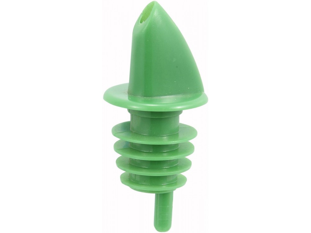 Winco PPR-2G Green Free Flow Pourers