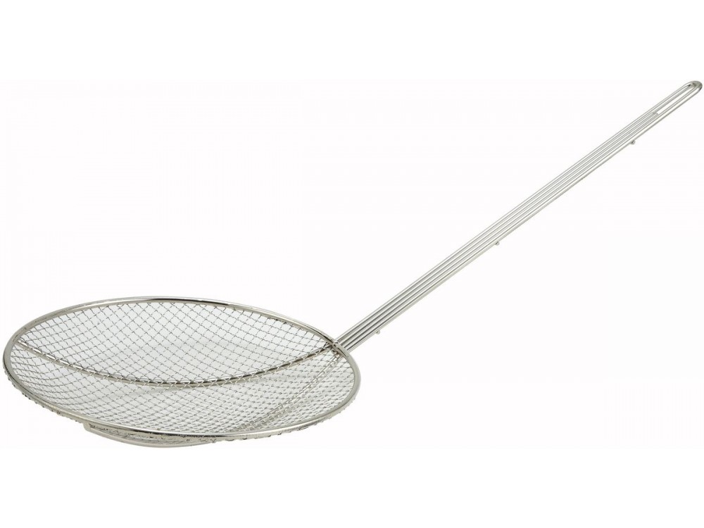 Winco SC-12R Nickel Plated 12" Wire Skimmer