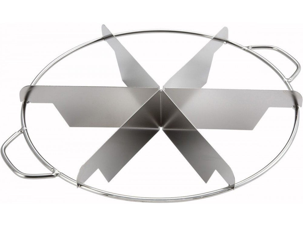 Winco SCU-6 Stainless Steel 6 Cut Pie Cutter