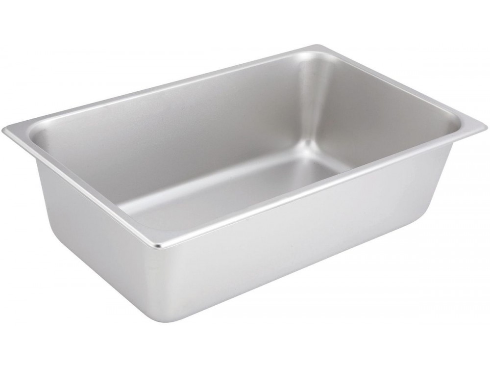 Winco SPF6 Full-size 6" 25 Ga Stainless Steel Straight-sided Steam Pan