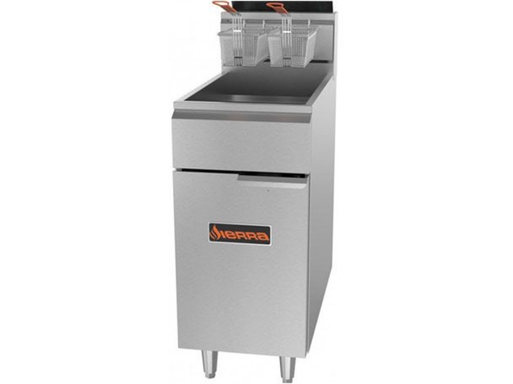 Sierra Range SRF-40/50 16" Gas Fryer with  45-50 lbs. capacity