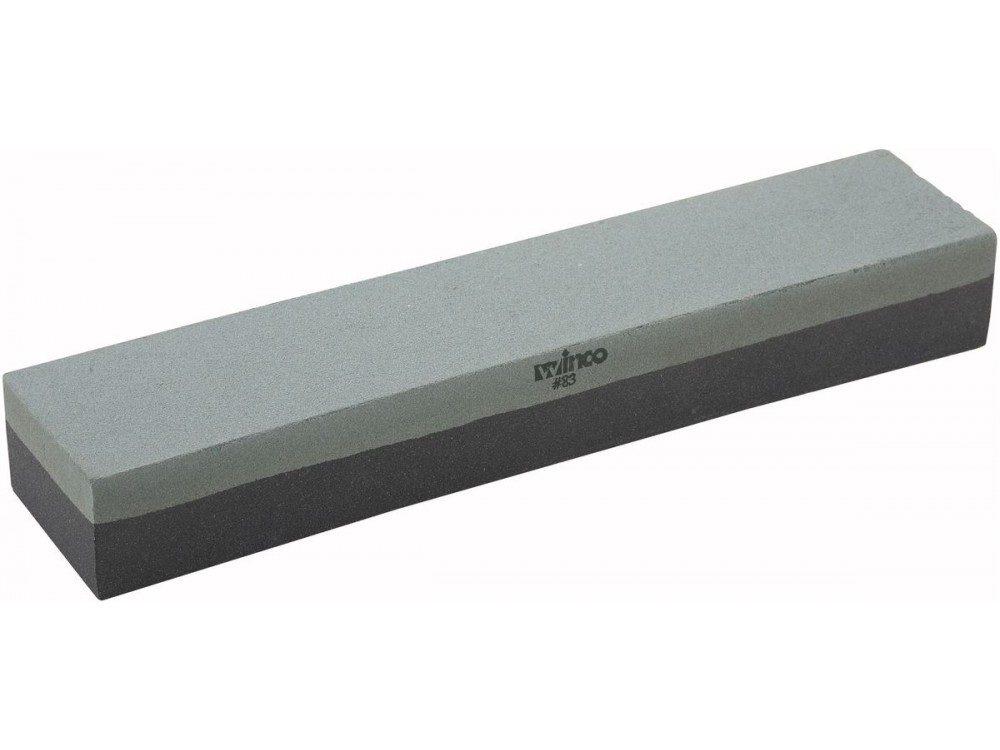 Winco SS-1211 Fine/Medium Grain 12" x 2-1/2" x 1-1/2" Sharpening Stone