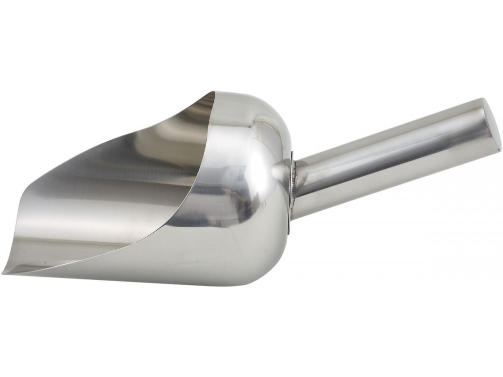 Winco SSC-2 2 Stainless Steel Quart Utility Scoop