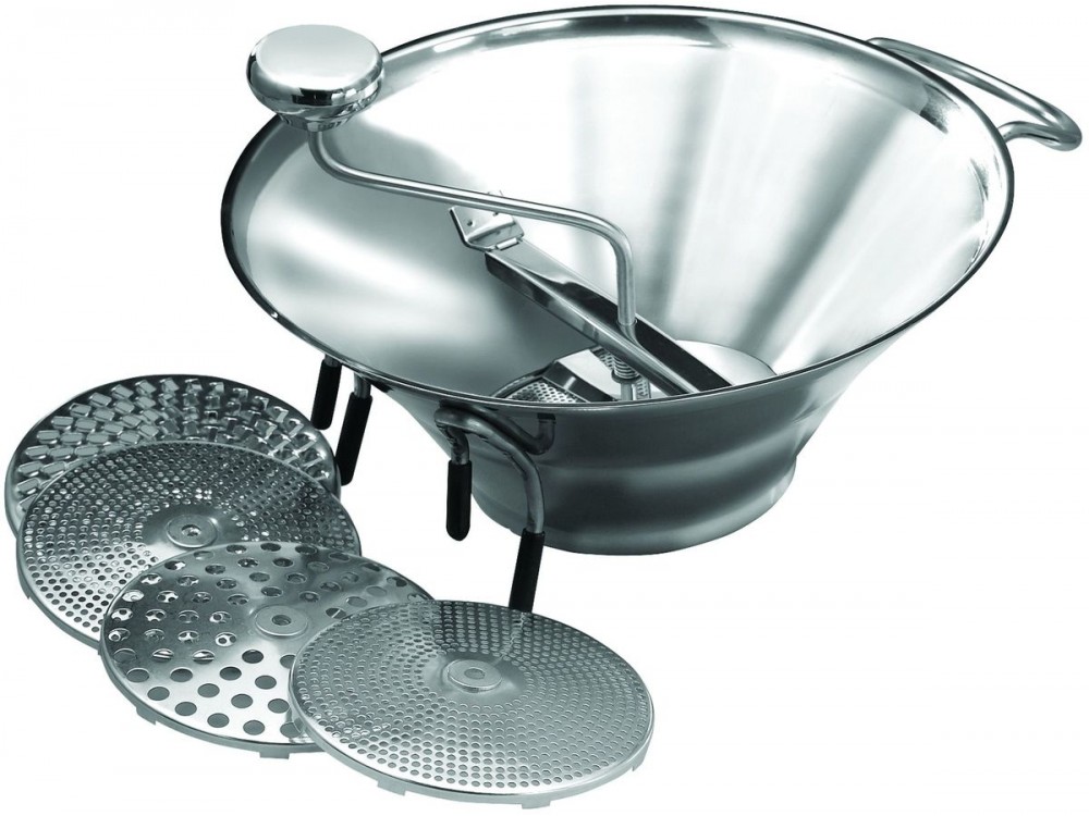 Winco SVM-12 Graters Stainless Steel 12-3/4" Professional Heavyweight Food Mill
