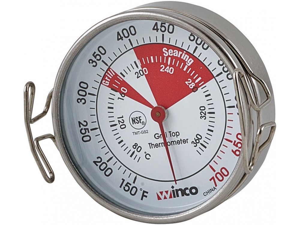 Winco TMT-GS2 2-1/4" Dial Grill Surface Thermometer