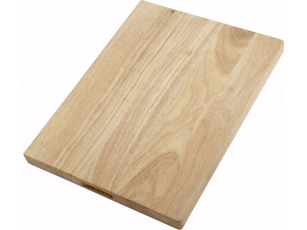 Winco WCB-1218 12" x 18" Wood Cutting Board