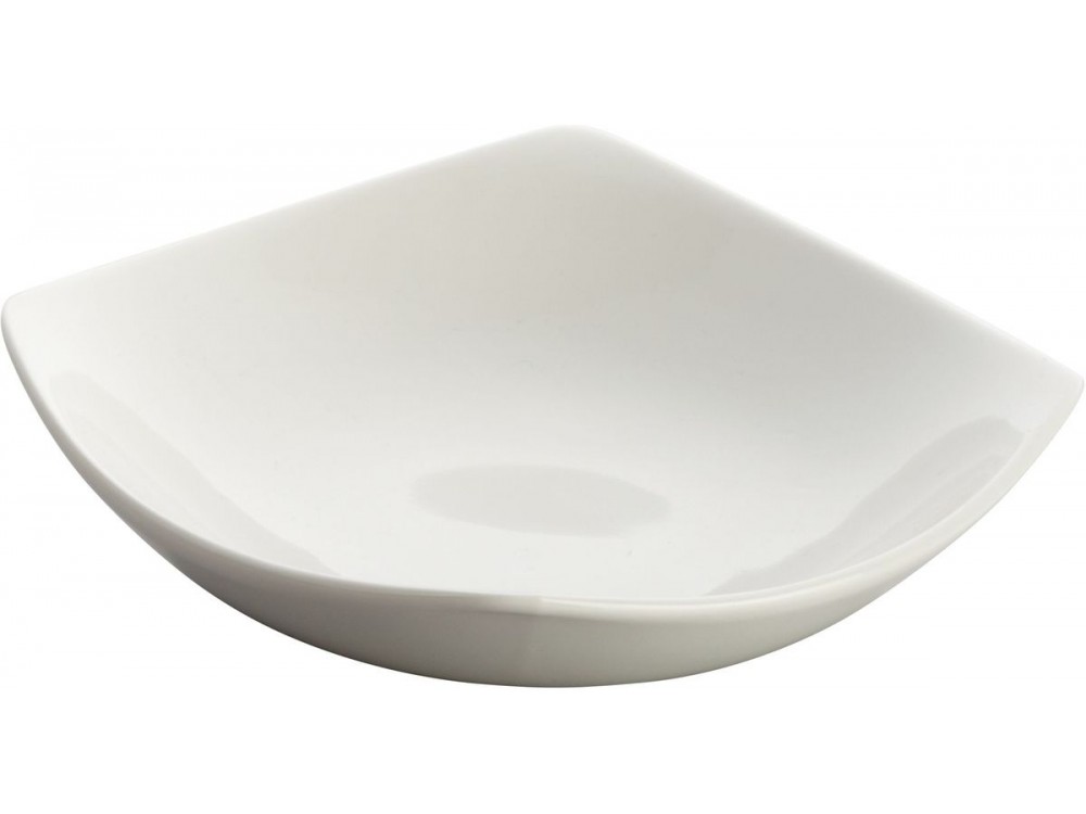 Winco WDP013-103 Bright White 36 pcs/case 5-1/4" Square Porcelain Square Plate