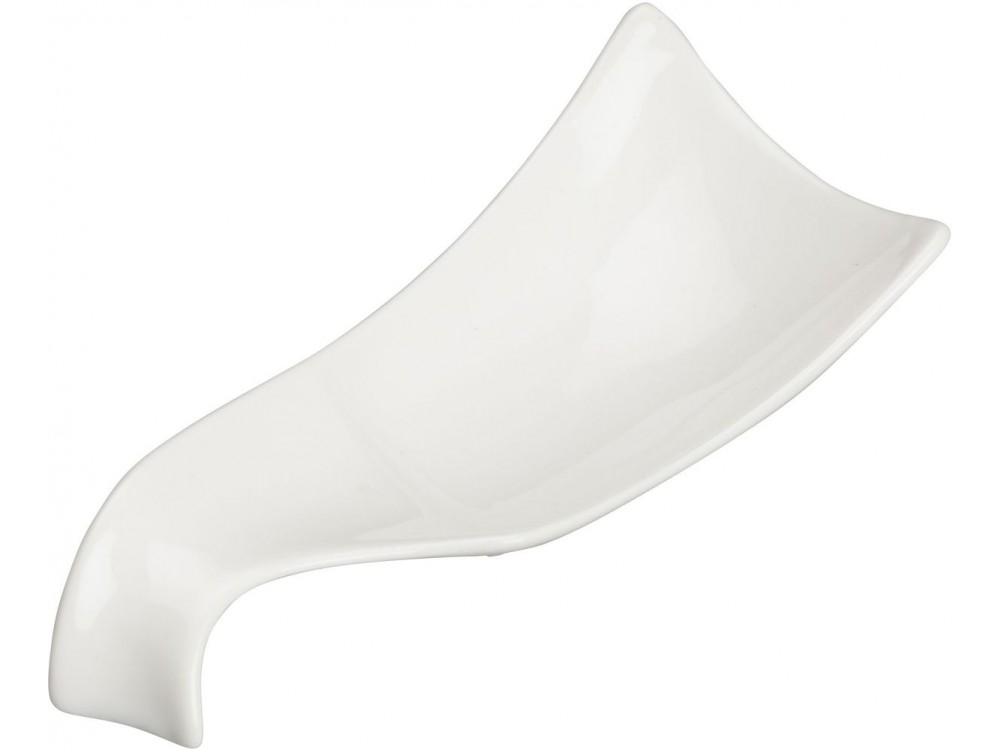 Winco WDP021-111 Bright White 36 pcs/case 5-1/2" x 2-1/2" Porcelain Mini Plate