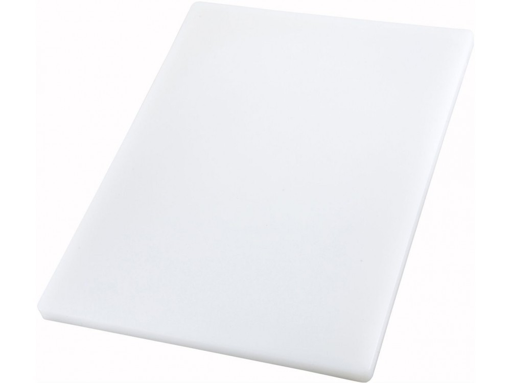 Winco CBXH-1824 White 18" x 24" x 1" Cutting Board
