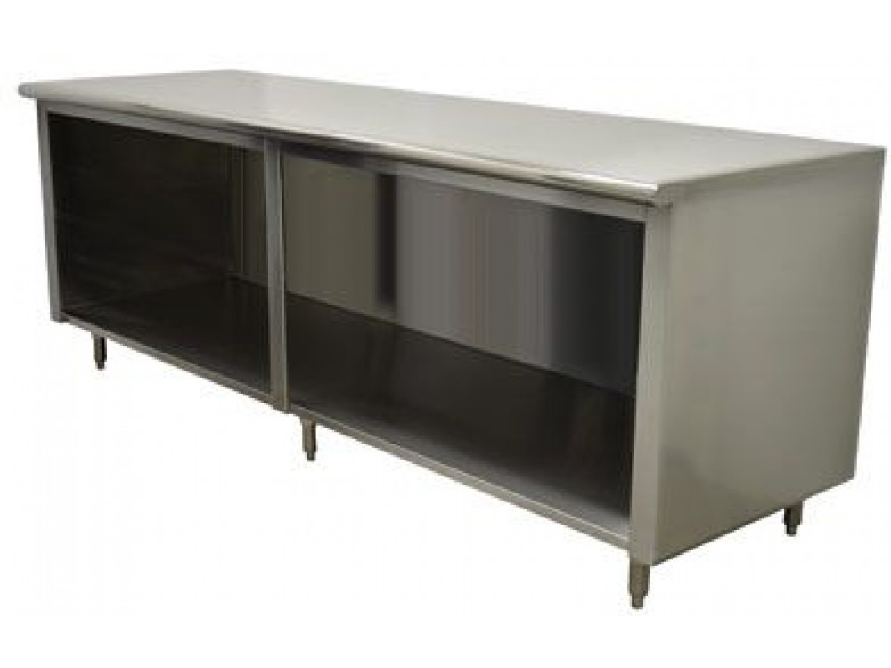 Advance Tabco EB-SS-2410 120"W x 24"D Open Base Flat Top Work Table