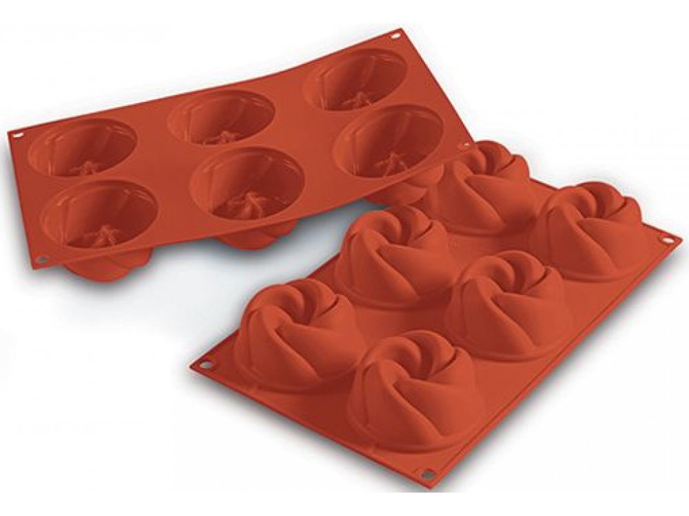 Silikomart SF158 6pcs 3.72 oz. Mini Vertigo Silicone Mold