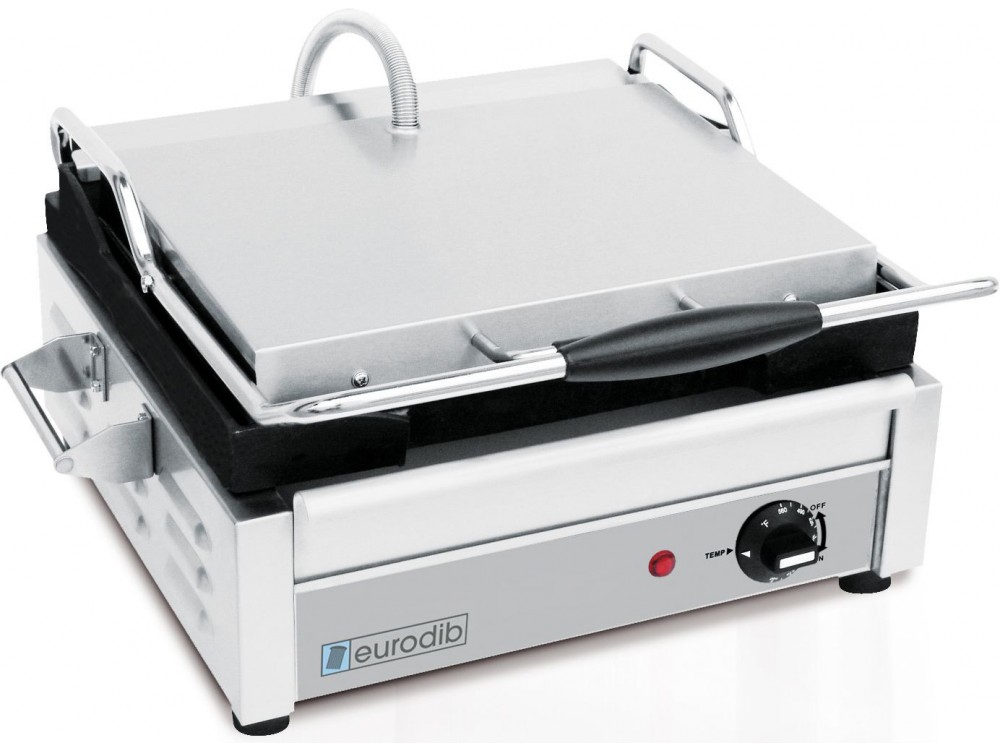 Eurodib SFE02345 All Ribbed Sides Medium Panini Grill