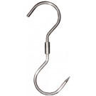 Omcan 10503 12Pcs 9 1/2" x 7/16" Stainless Steel "S" Swivel Hook