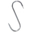Omcan 10504 12Pcs 10" x 1/2" Stainless Steel "S" Hook