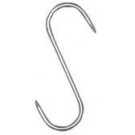 Omcan 10508 12Pcs 2.4" x 1/8" Stainless Steel "S" Hook