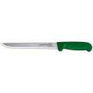 Omcan 11848 Green Handle 8" Straight Blade Fillet Knife
