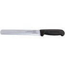 Omcan 12696 Black Polypropylene Handle 12" Slicer Straight Wave Edge Blade Knife