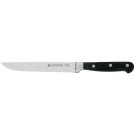 Omcan 17891 Black Handle 6" Forged Straight Blade Boning Knife