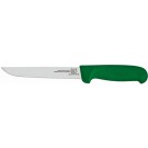 Omcan 23867 Green Super Fiber Handle 6" Straight Blade Boning Knife
