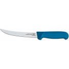 Omcan 23870 Blue Super Fiber Handle 6" Curved Blade Boning Knife