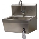 Advance Tabco 7-PS-62 Splash Mounted Gooseneck Faucet Wall Mounted Hand Sink
