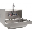Advance Tabco 7-PS-66L 7.75"H Left Side Splash Wall Mounted Hand Sink
