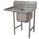 Advance Tabco 93-81-20-18L 44"L Left-Hand Drainboard Standard Regaline Sink