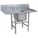 Advance Tabco 94-81-20-18RL 58"L 14 Gauge Spec-Line Deep Drawn Regaline Sink