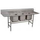 Advance Tabco 94-83-60-18RL 103"L Spec-Line Deep Drawn Regaline Sink